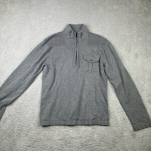 Micheal Kors 3/4 zip sweater gray sz small